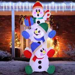 Christmas Snowmen Inflatable