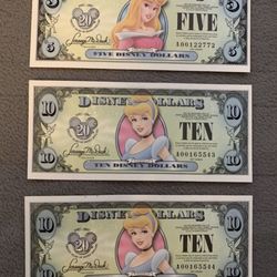 2007 Disney Dollars ‘A’ Series