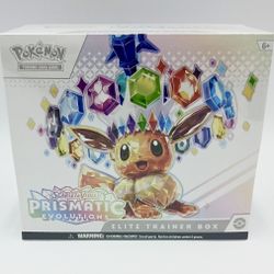 Pokemon Trading Card Game Scarlet & Violet Prismatic Evolutions Elite Trainer Box