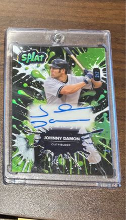Johnny Damon 2/2 Auto