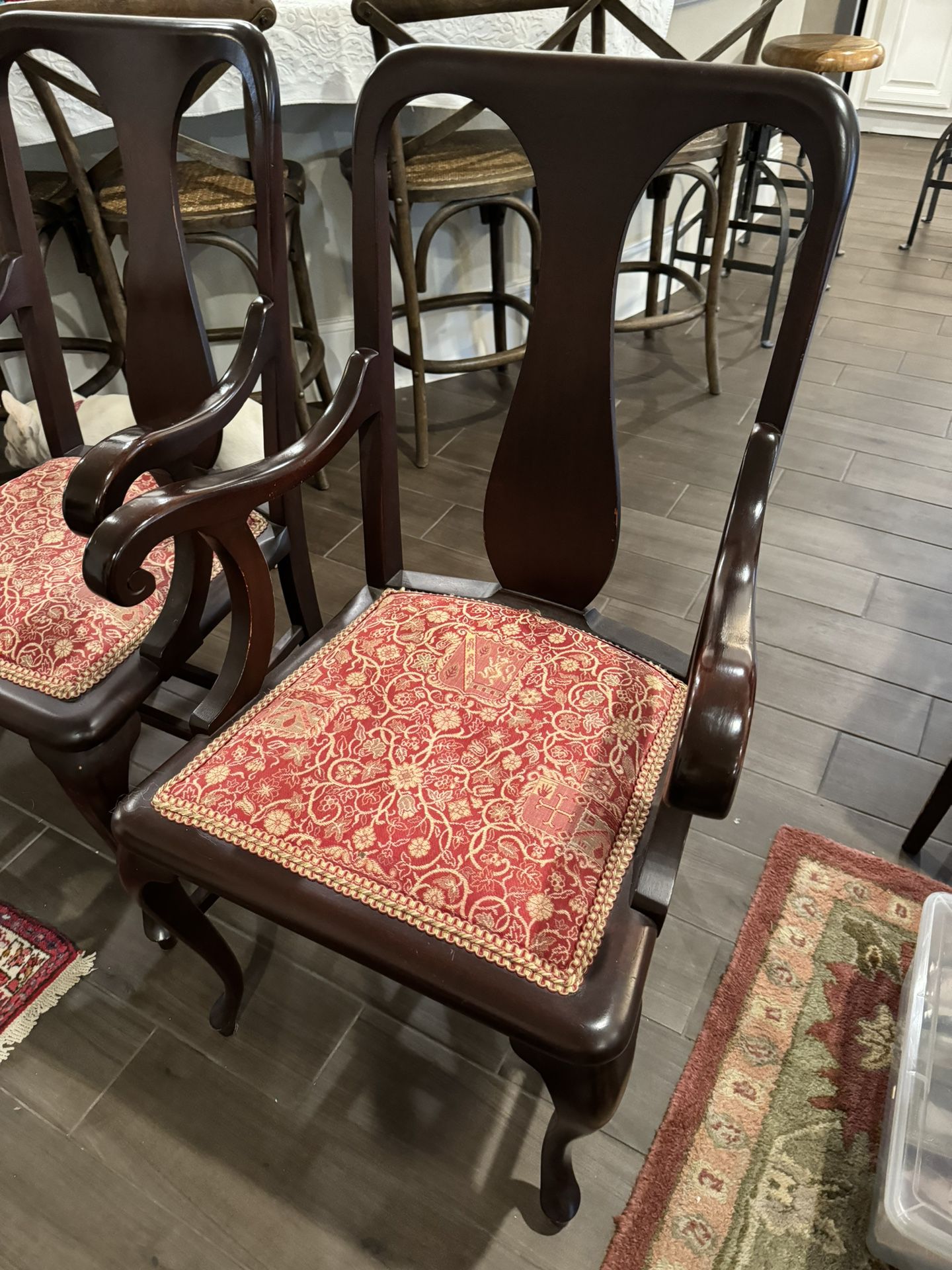 Empire Style Mahogany Antique Chairs