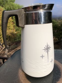 Vintage Atomic Star Corning cup coffee Percolator for Sale in