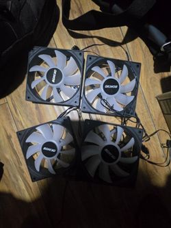 Okinos and UPSIREN 120mm Argb Pwm Fans.