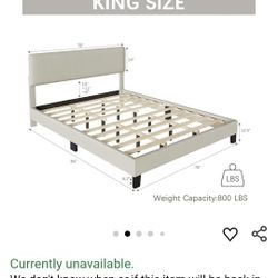 King Bed Frame 