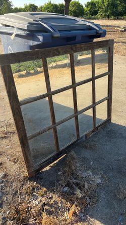 Rustic mirror