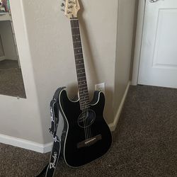 Fender electric acoustic guitar