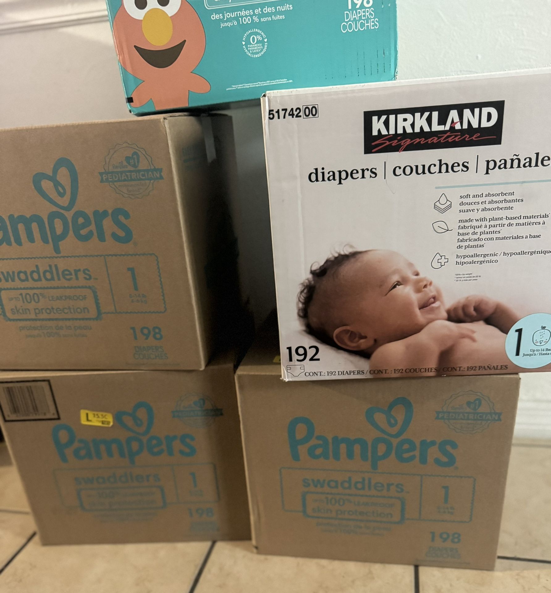 Diapers Pampers Size 1