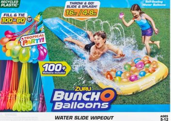 Slip N Slide With Balloons 