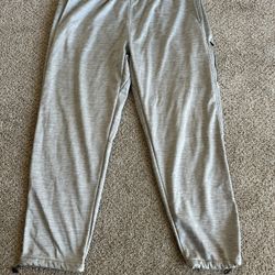 And1 Men’s Tech Fleece sweatpants Gray Basketball Pants Slim Fit  Size 2XL