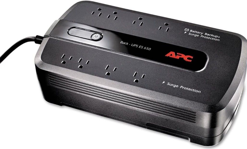 APC Back UPS 650 VA Desktop UPS 650 VA/390 W Desktop 3 Minute 4 x NEMA 5 15R , 4 x NEMA 5 15R