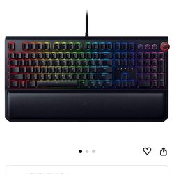 Razer BlackWidow Elite Mechanical Gaming Keyboard: Yellow Mechanical Switches - Linear & Silent - Chroma RGB Lighting - Magnetic Wrist Rest - Dedicate