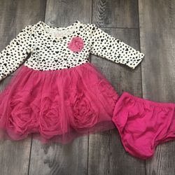 Baby Girl Tutu Dress Size 9-12 Months