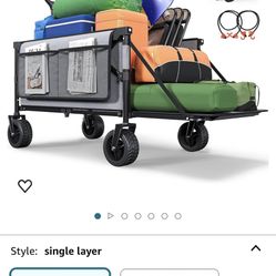 Collapsible Foldable Heavy Duty Wagon 