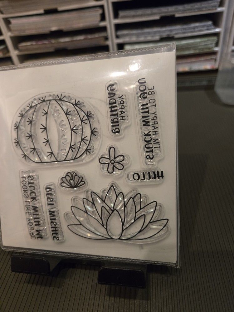 Succulent Stamp & Die Set