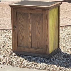 Vintage Side Table -has Crack 