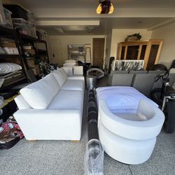 Restoration Hardware Sofa And Chair Set