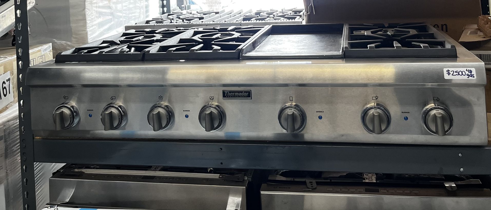 Thermador Professional 48” Gas Stainless Steel RangeTop