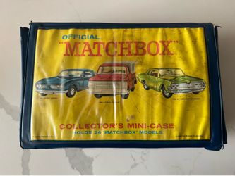 1969 matchbox carry case