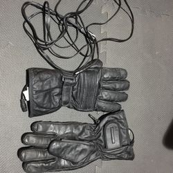 Motorcycle. Gloves And Jacket and Gloves