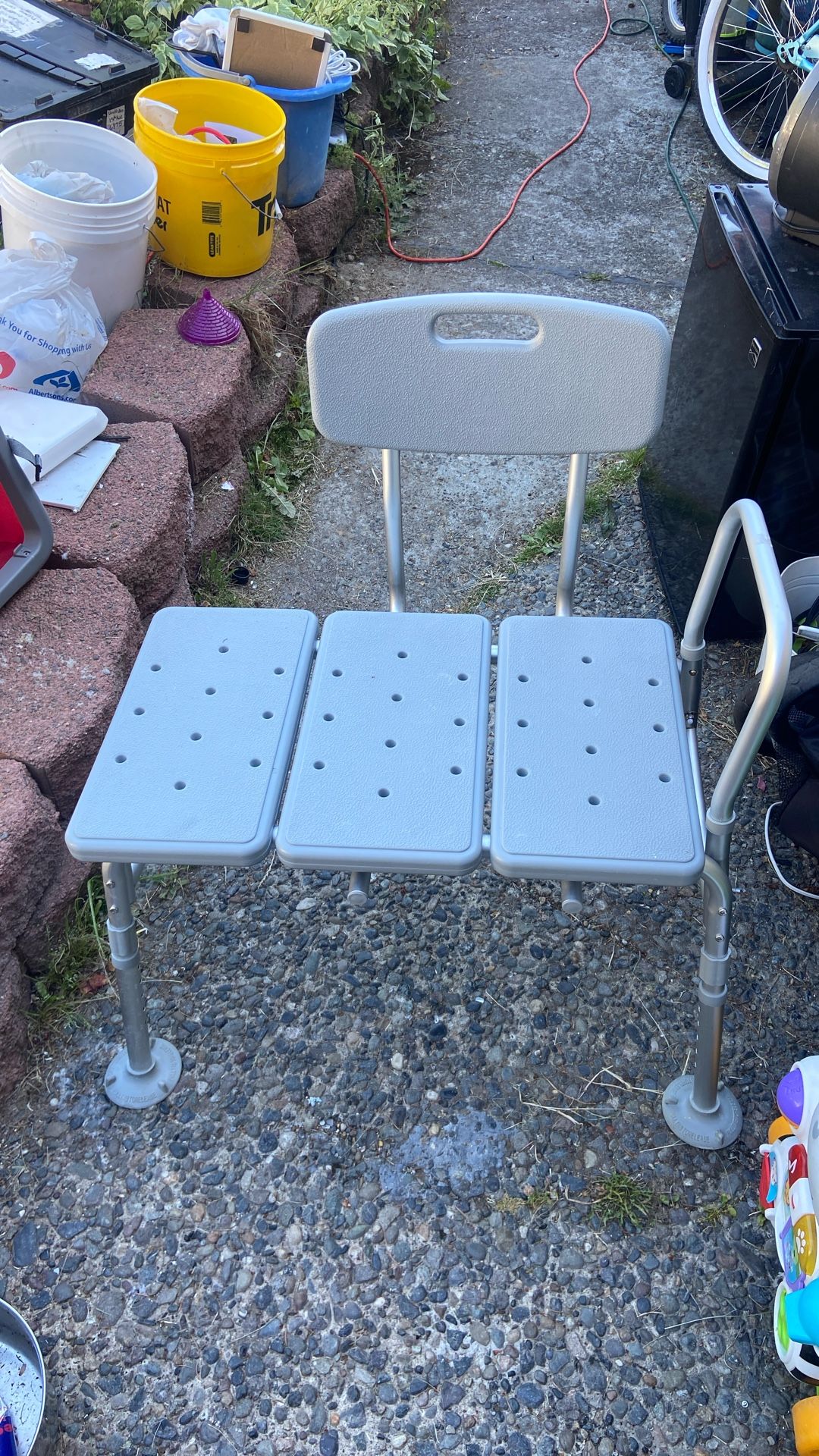 Transfer Bench Or Shower Chair Price 25$. Pick Up. E. 72 and Grand View. Vv e. Tacoma