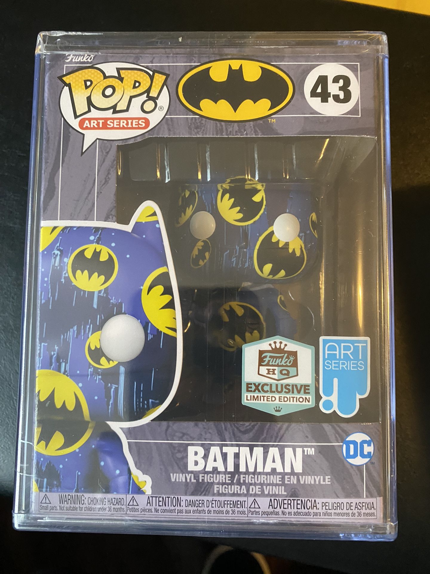 Funko Pop! Art Series - Batman (Funko HQ Exclusive) W/ Protector 43