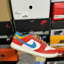 Nike Dunk Low Lebron James Fruity Pebbles size 9 VNDS