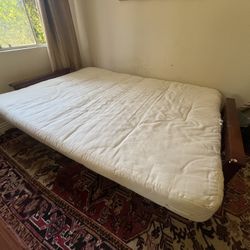 Queen Size Wood Frame Futon