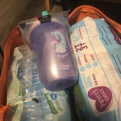 Two Packages Of Pull-Ups Size 3 Tea Sippy Cup In A Zip Bag Brand New With Tag