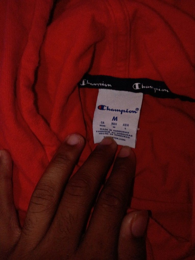 Red Champion Jacket