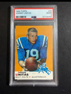 Johnny Unitas 1969 PSA 2!