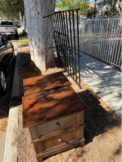 FREE Queen size bed frame  and two night stands