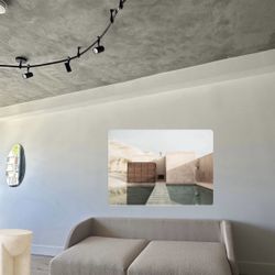 New Beige Boucle Sofa Couch 