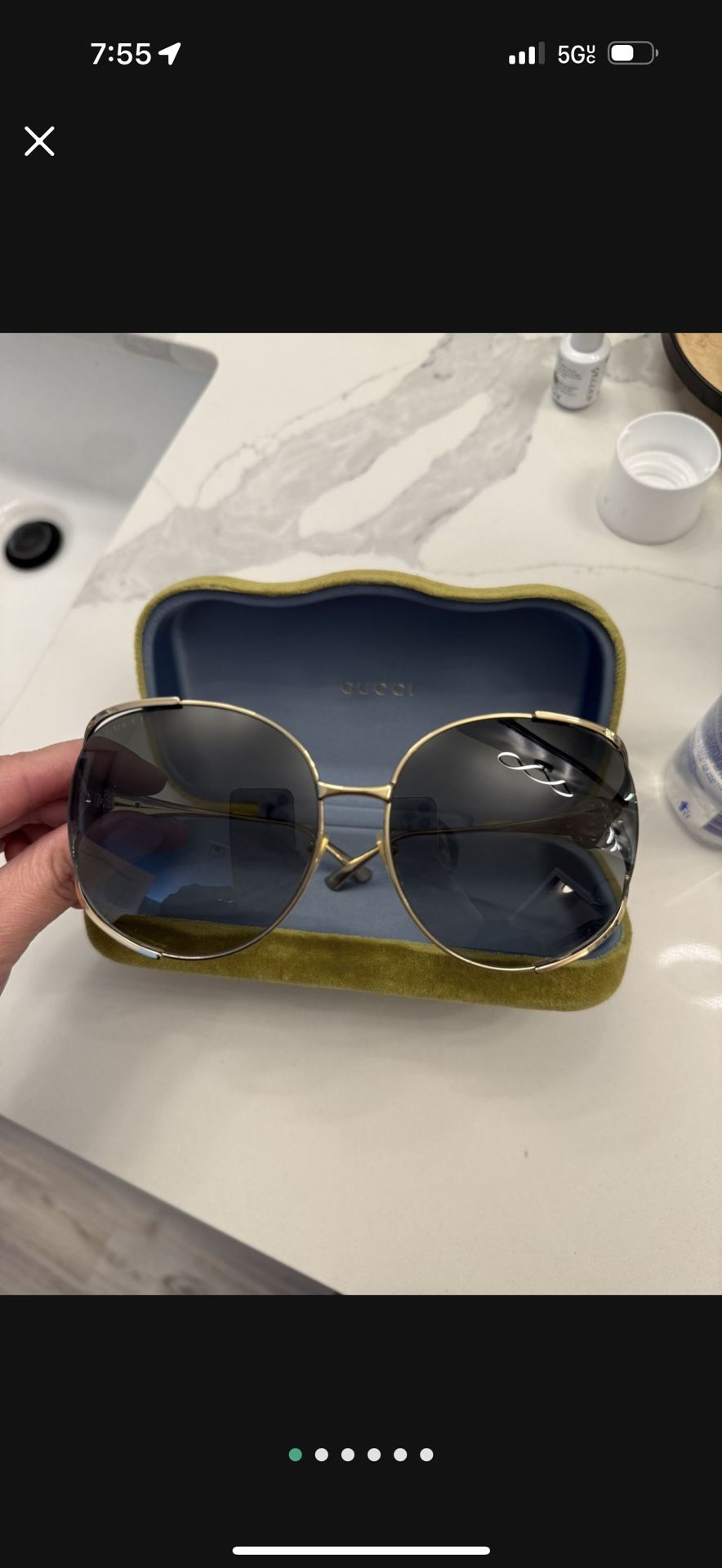 Women’s Oversized Gucci Sunglasses