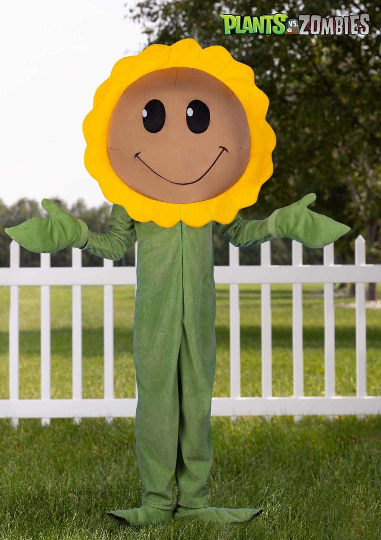 Plants Vs. Zombies Kid's Sunflower Costume (10 Years Old)