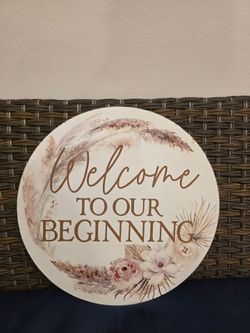 Wooden Wedding Sign