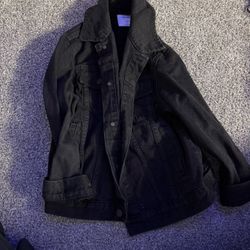 Old Navy Kids Black Jean Jacket 