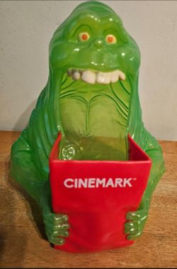 Halloween Ghostbusters Cinemark Slimer Popcorn Bucket