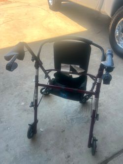 Adult walker and shower chair