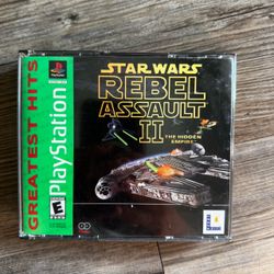 PS1 - Star Wars Rebel Assault 2 (GH & CIB)