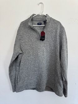 Chaps Sweater Fleece Qtr Zip Size 2XL