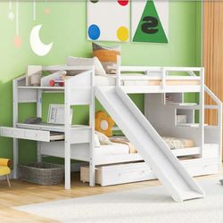 Twin over twin bunk bed