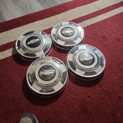 Vintage Chevy Hub Caps 1967 to 1972