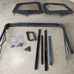 Jeep Wrangler YJ CJ7 76-95 Bestop Soft Top Hardware Brackets Bow Rail Supertop
Includes front windows