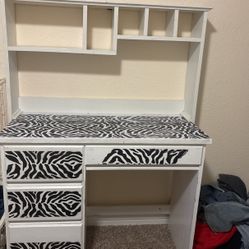 Zebra Print Desk