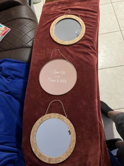 “I Love You to the Moon & Back” Glass Wall Art (3 piece)