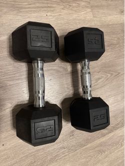 Dumbells 30 lbs set and 25 lbs set