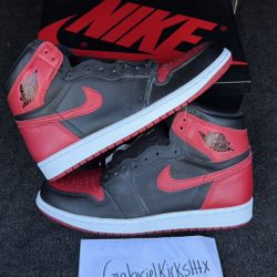 Air Jordan 1 High Retro Bred Banned 2016
