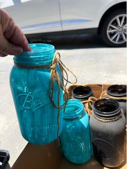 Large mason jars