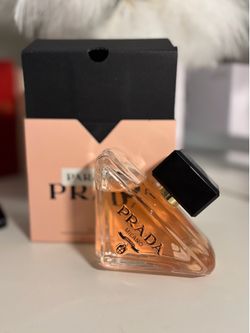 Prada Milano Women's Fragrance Bottle in Peach and Black