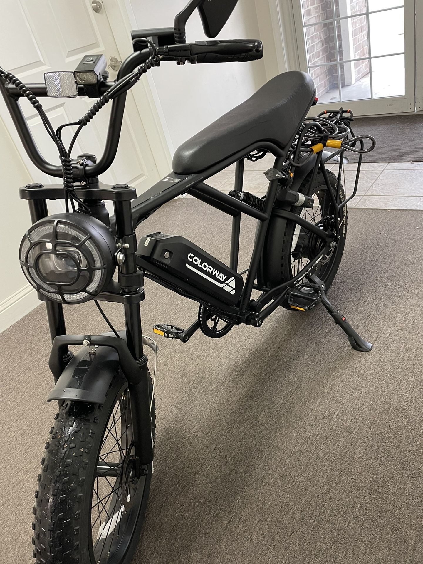 COLORWAY 750W Electric Bike for Adults,20X4.0 Fat Tire Off-Road E bike,36V/12Ah Battery Snow Beach Mountain Bike for Outdoor Cycling e bike UL2849